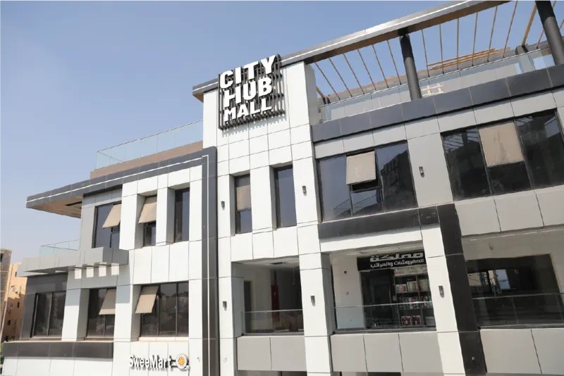 Aerial view of the Clubs Area location