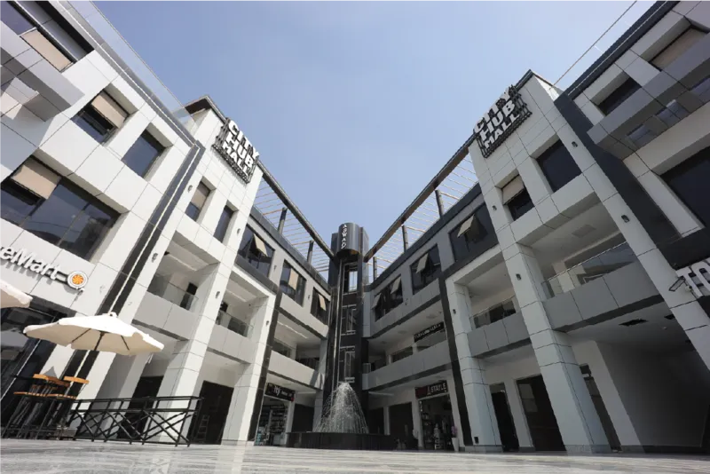 Aerial view of Clubs Area location